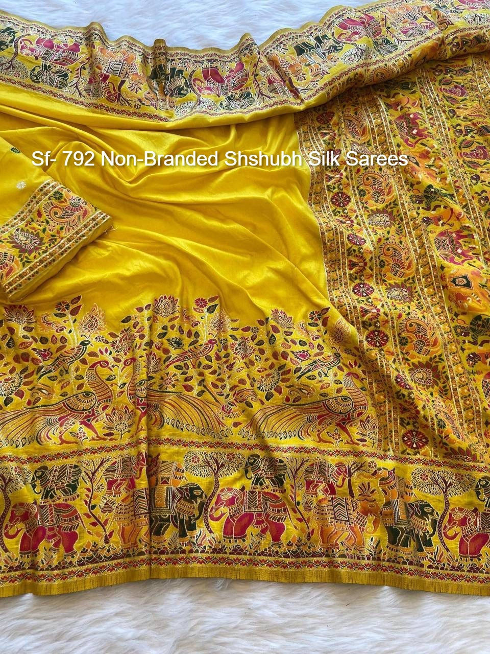 Sf- 792 Non-Branded Shshubh Silk Sarees