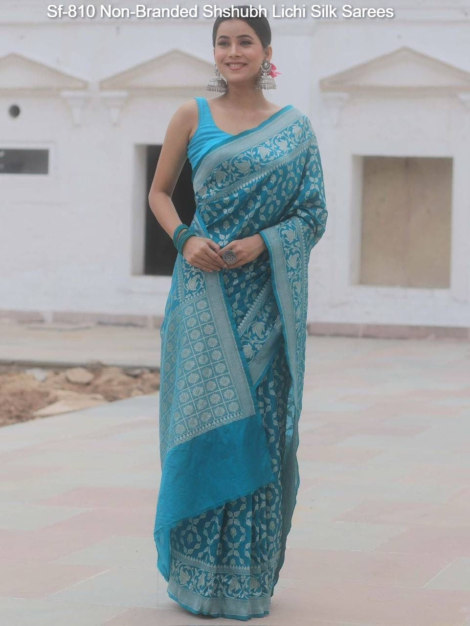 Sf-810 Non-Branded Shshubh Lichi Silk Sarees