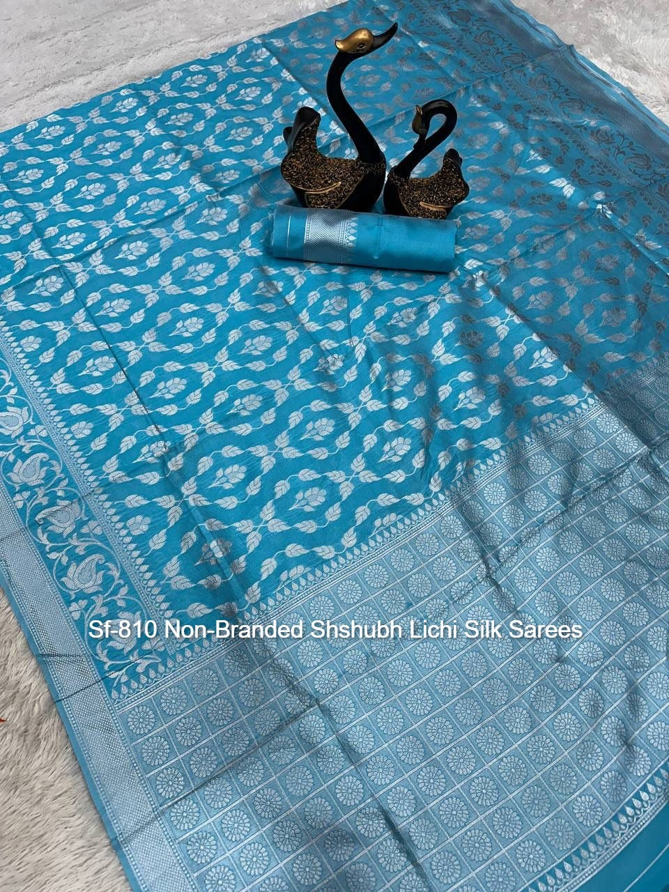 Sf-810 Non-Branded Shshubh Lichi Silk Sarees
