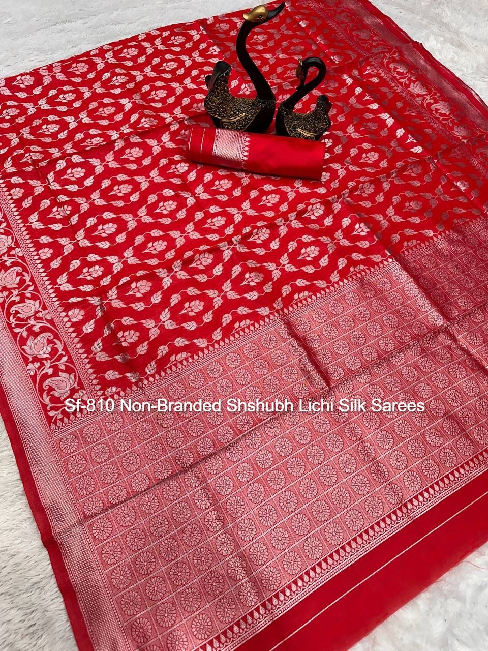 Sf-810 Non-Branded Shshubh Lichi Silk Sarees