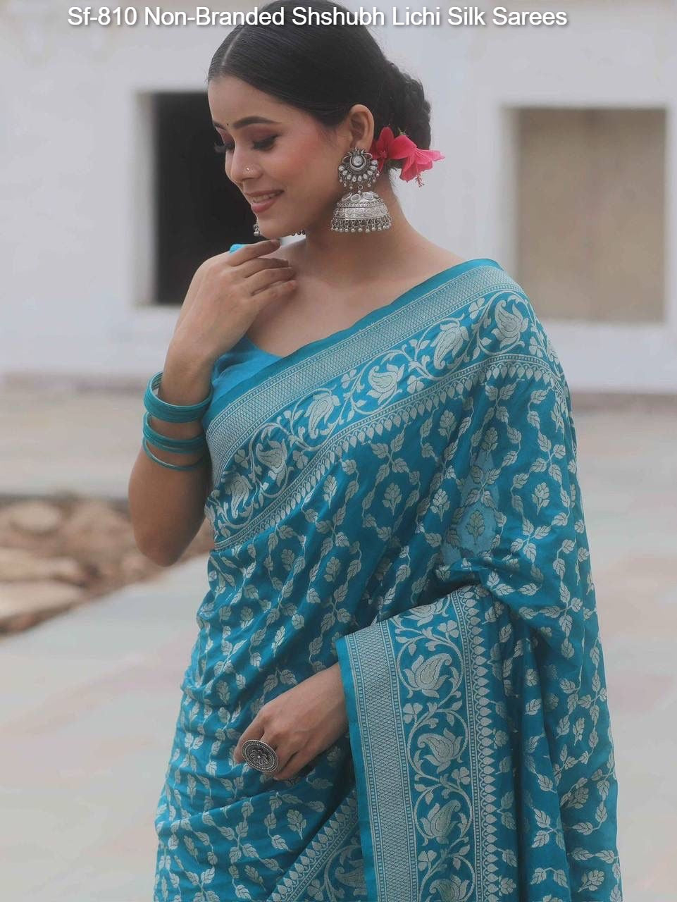 Sf-810 Non-Branded Shshubh Lichi Silk Sarees
