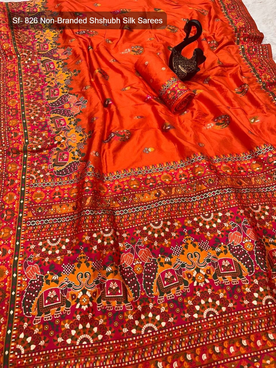 Sf- 826 Non-Branded Shshubh Silk Sarees