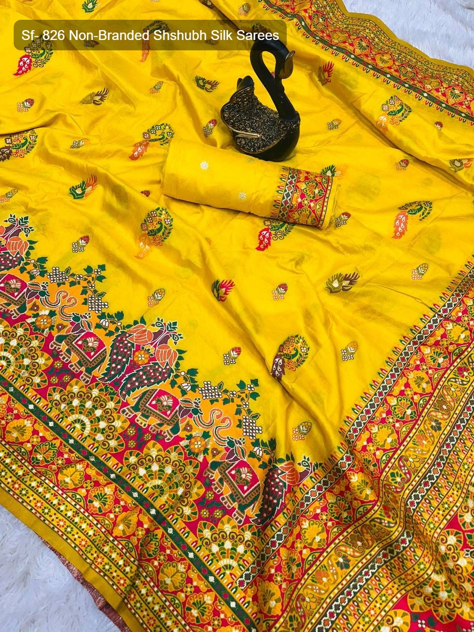 Sf- 826 Non-Branded Shshubh Silk Sarees