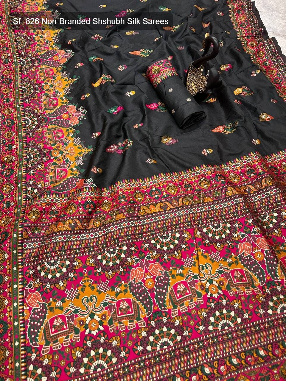 Sf- 826 Non-Branded Shshubh Silk Sarees