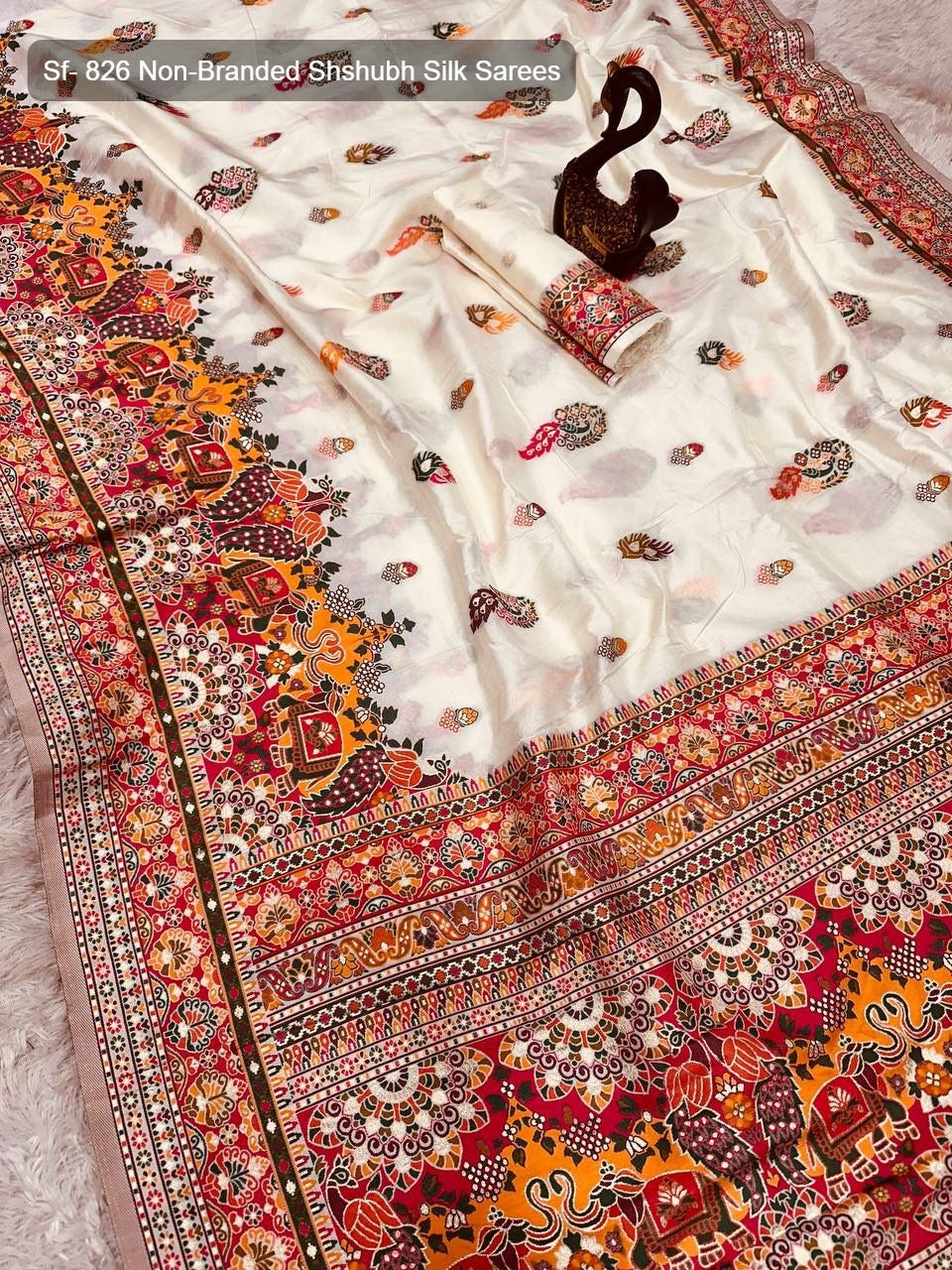 Sf- 826 Non-Branded Shshubh Silk Sarees