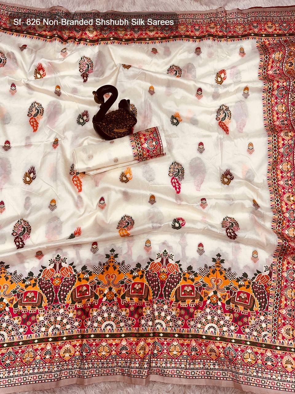 Sf- 826 Non-Branded Shshubh Silk Sarees