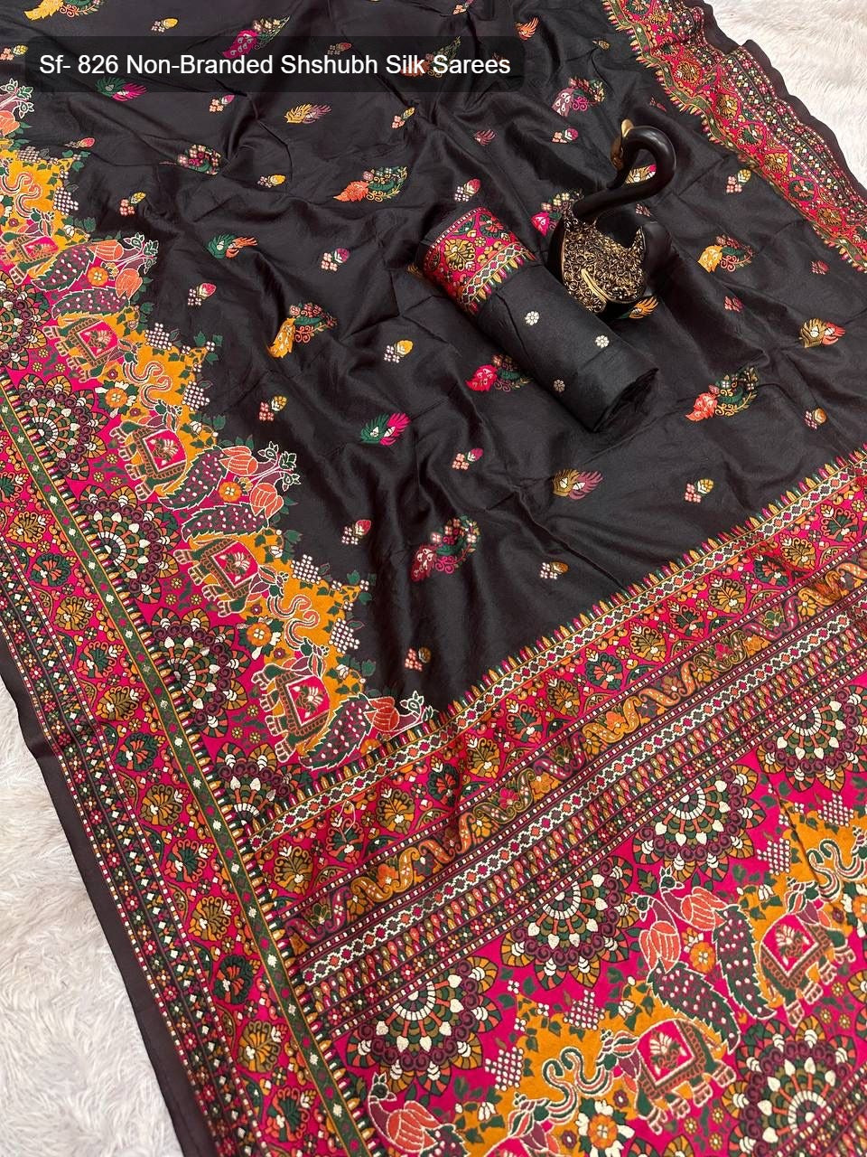 Sf- 826 Non-Branded Shshubh Silk Sarees