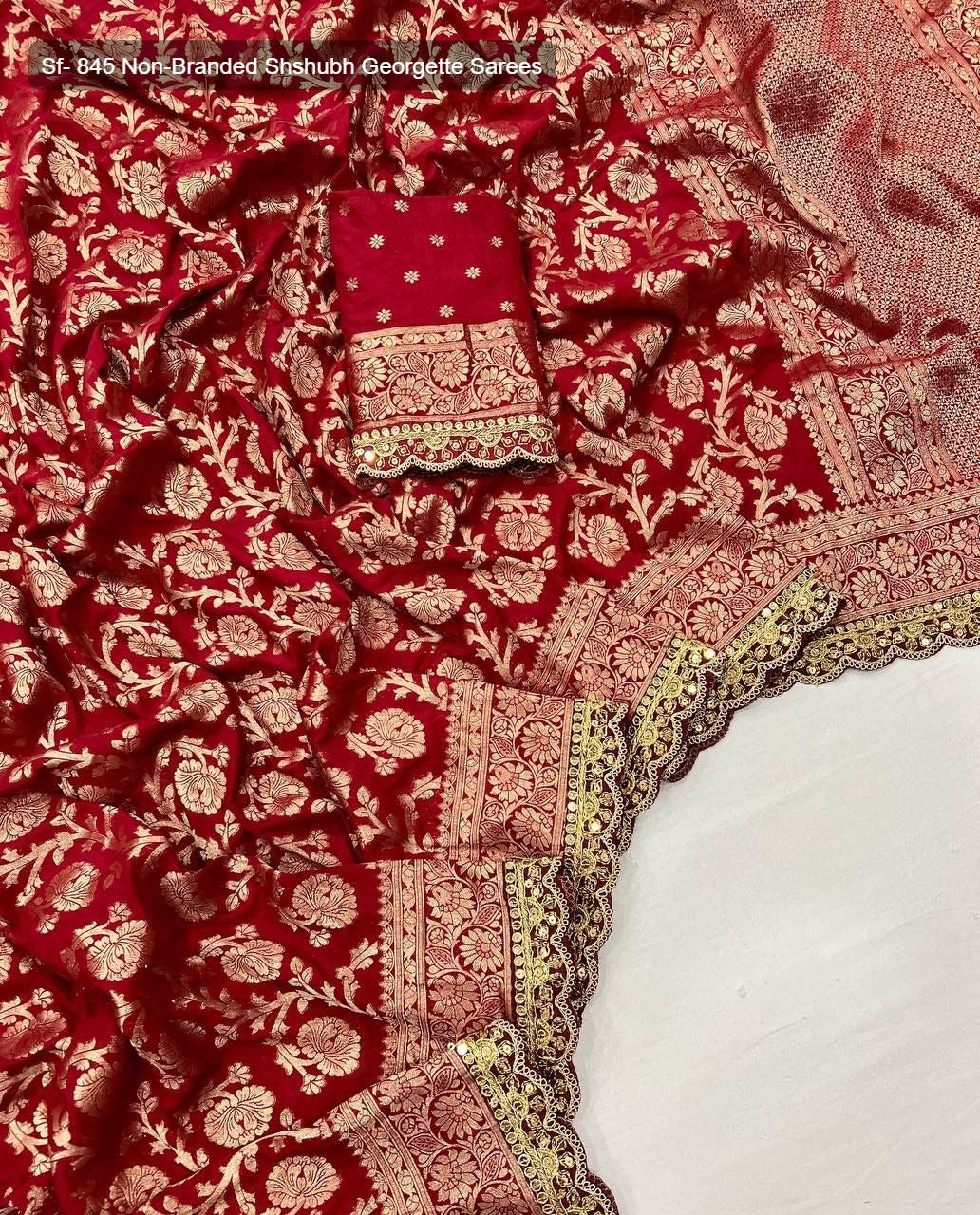 Sf- 845 Non-Branded Shshubh Georgette Sarees