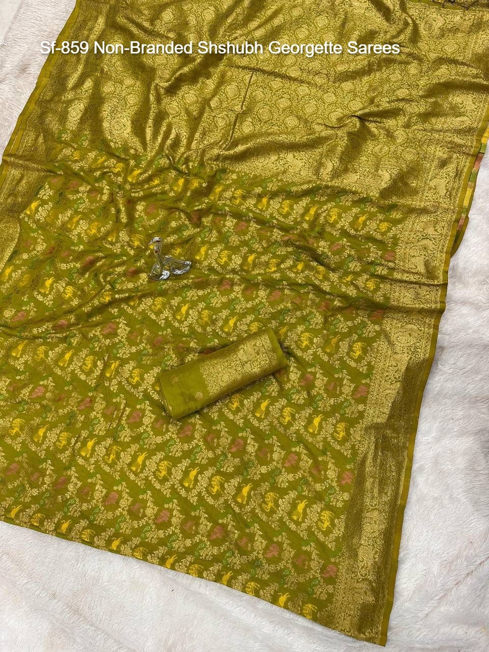 Sf-859 Non-Branded Shshubh Georgette Sarees