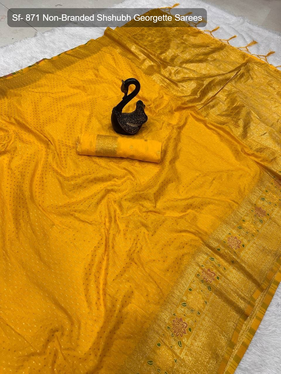 Sf- 871 Non-Branded Shshubh Georgette Sarees