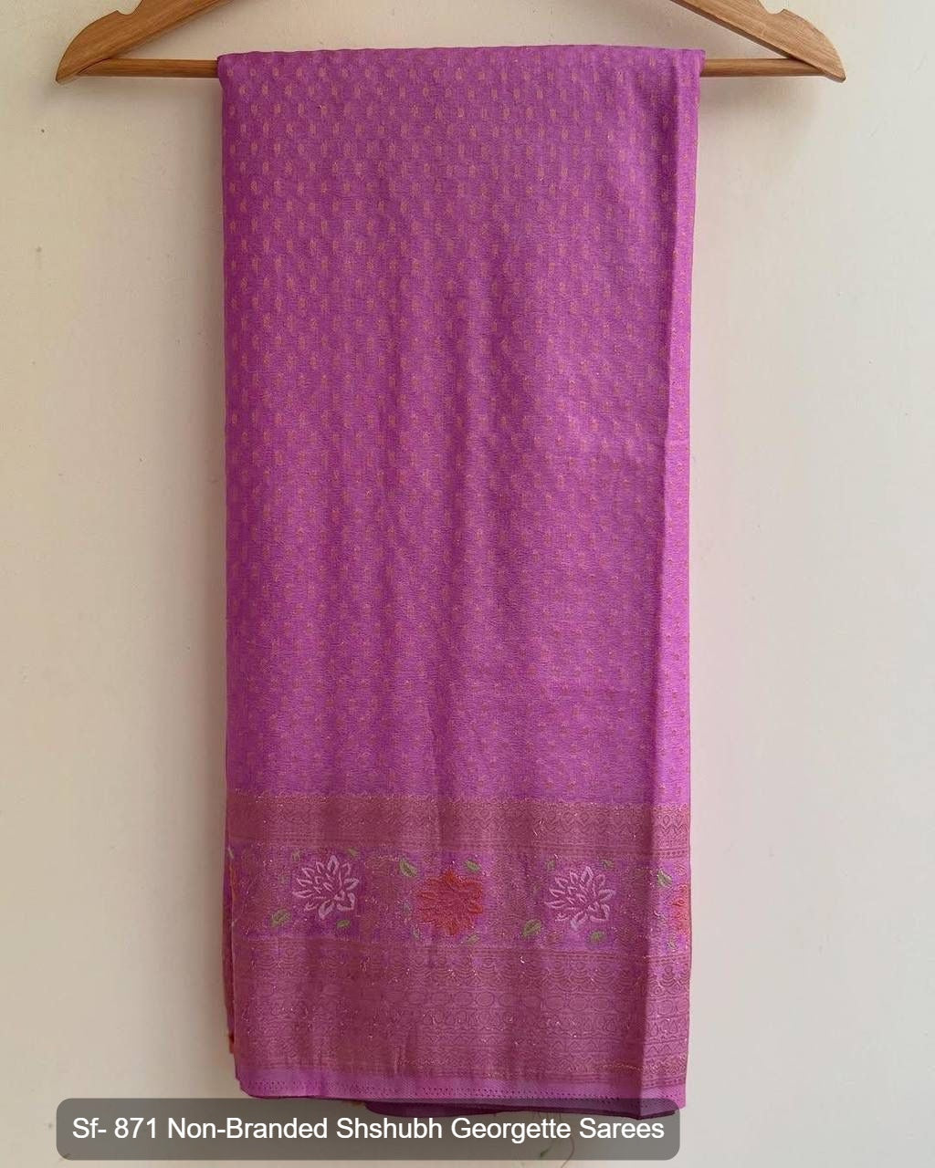 Sf- 871 Non-Branded Shshubh Georgette Sarees