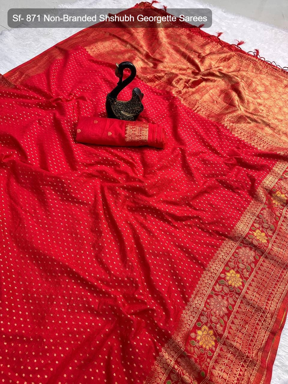 Sf- 871 Non-Branded Shshubh Georgette Sarees