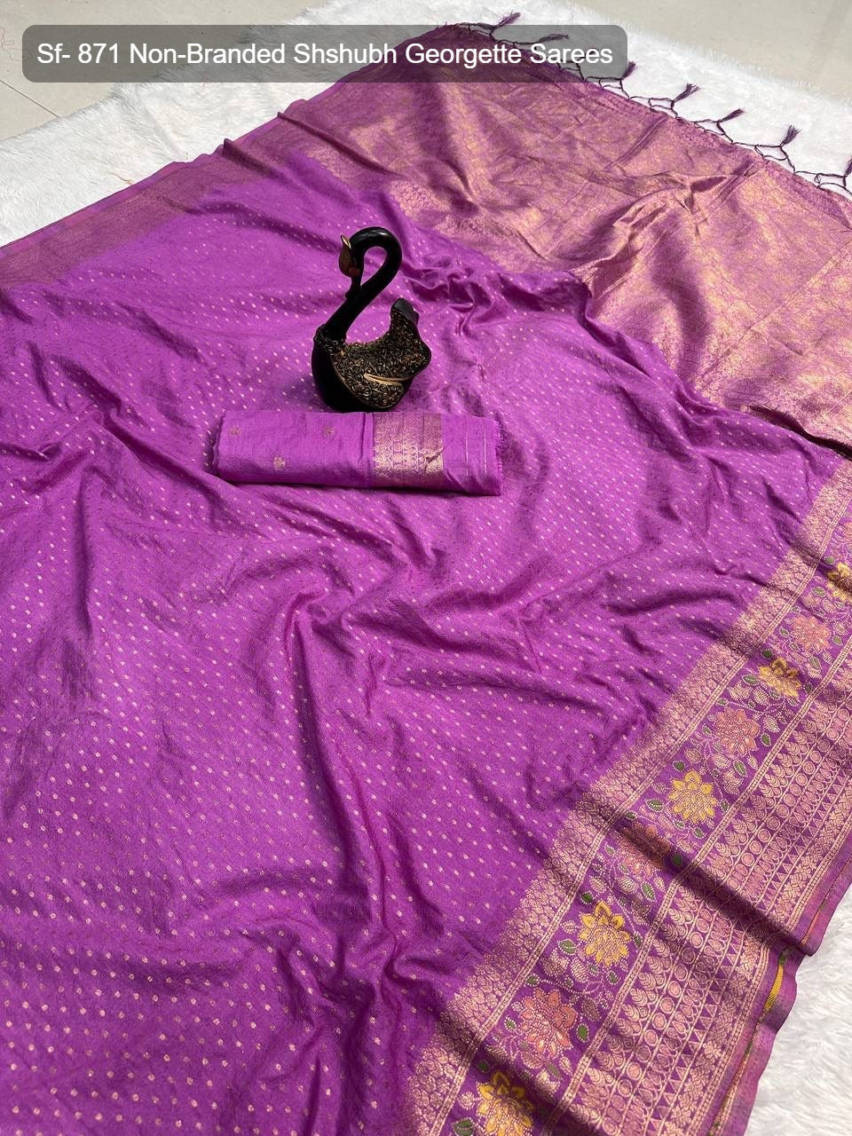 Sf- 871 Non-Branded Shshubh Georgette Sarees