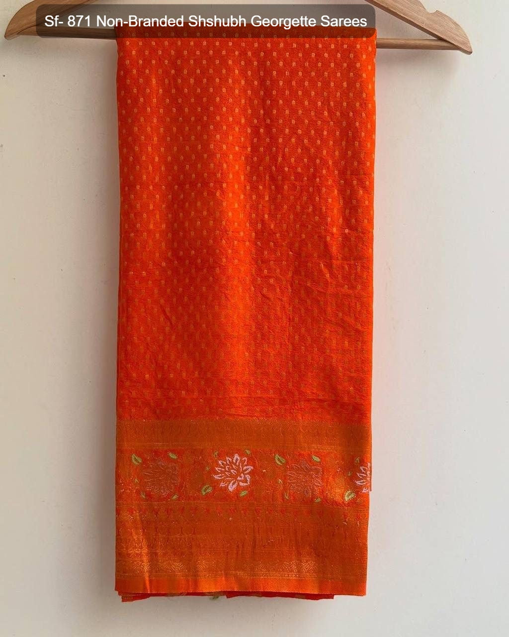 Sf- 871 Non-Branded Shshubh Georgette Sarees