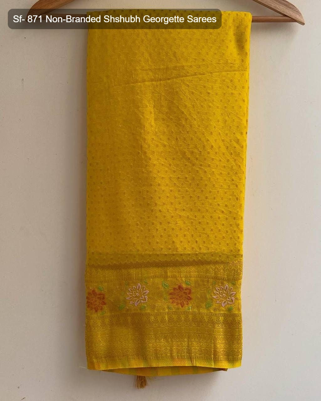 Sf- 871 Non-Branded Shshubh Georgette Sarees