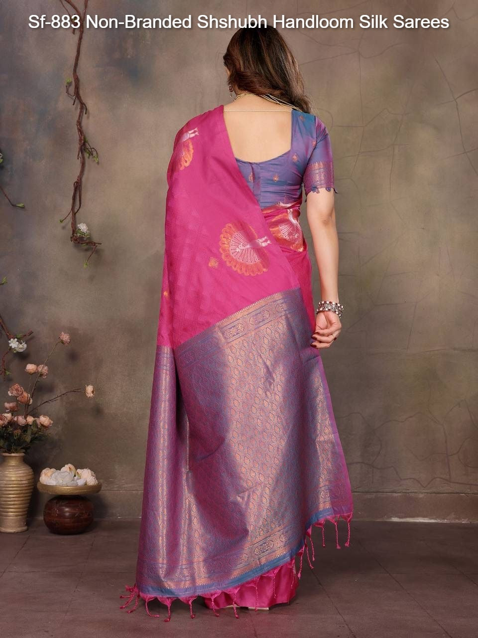 Sf-883 Non-Branded Shshubh Handloom Silk Sarees