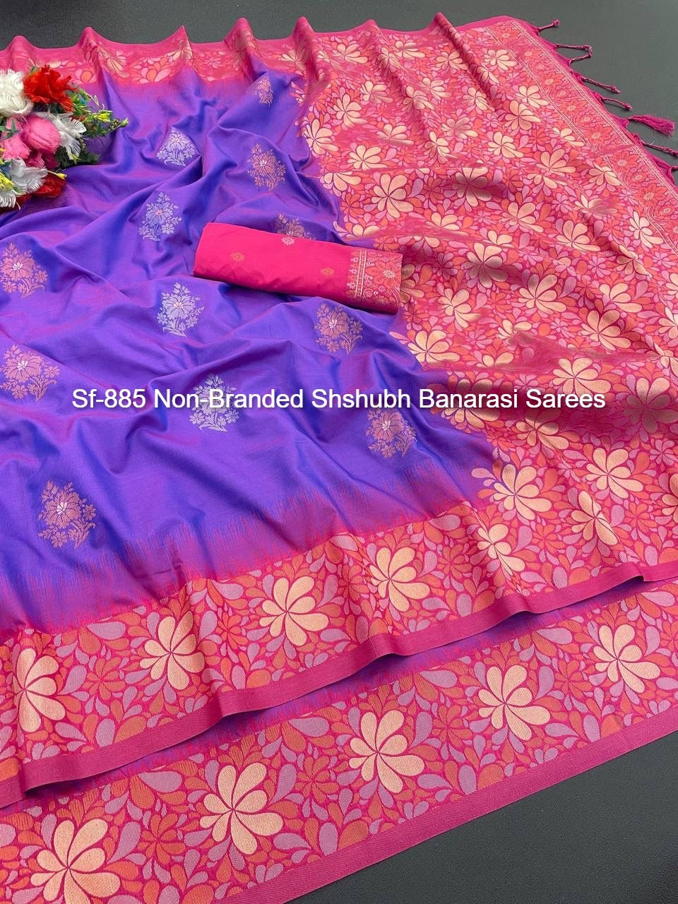 Sf-885 Non-Branded Shshubh Banarasi Sarees