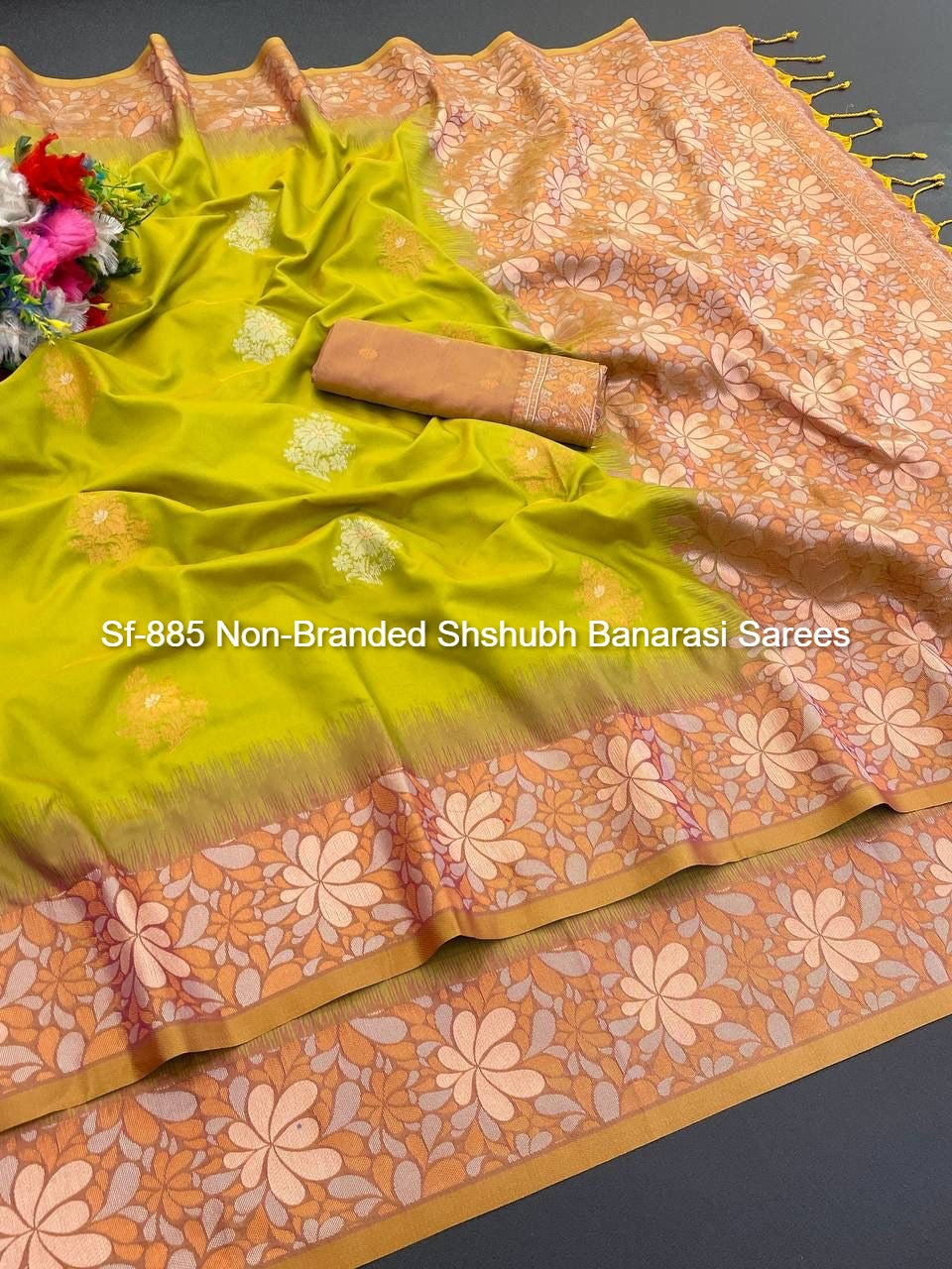Sf-885 Non-Branded Shshubh Banarasi Sarees