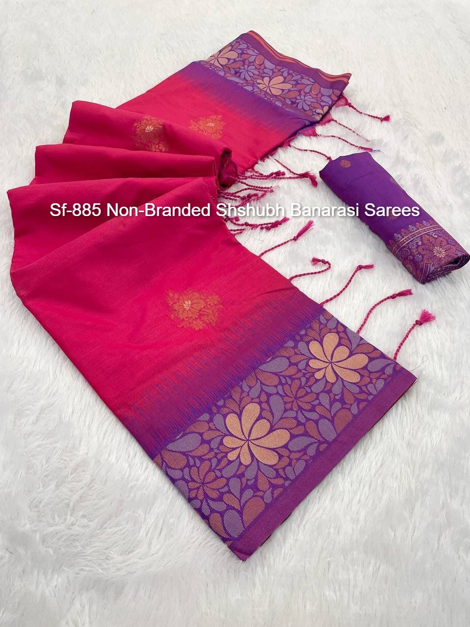 Sf-885 Non-Branded Shshubh Banarasi Sarees