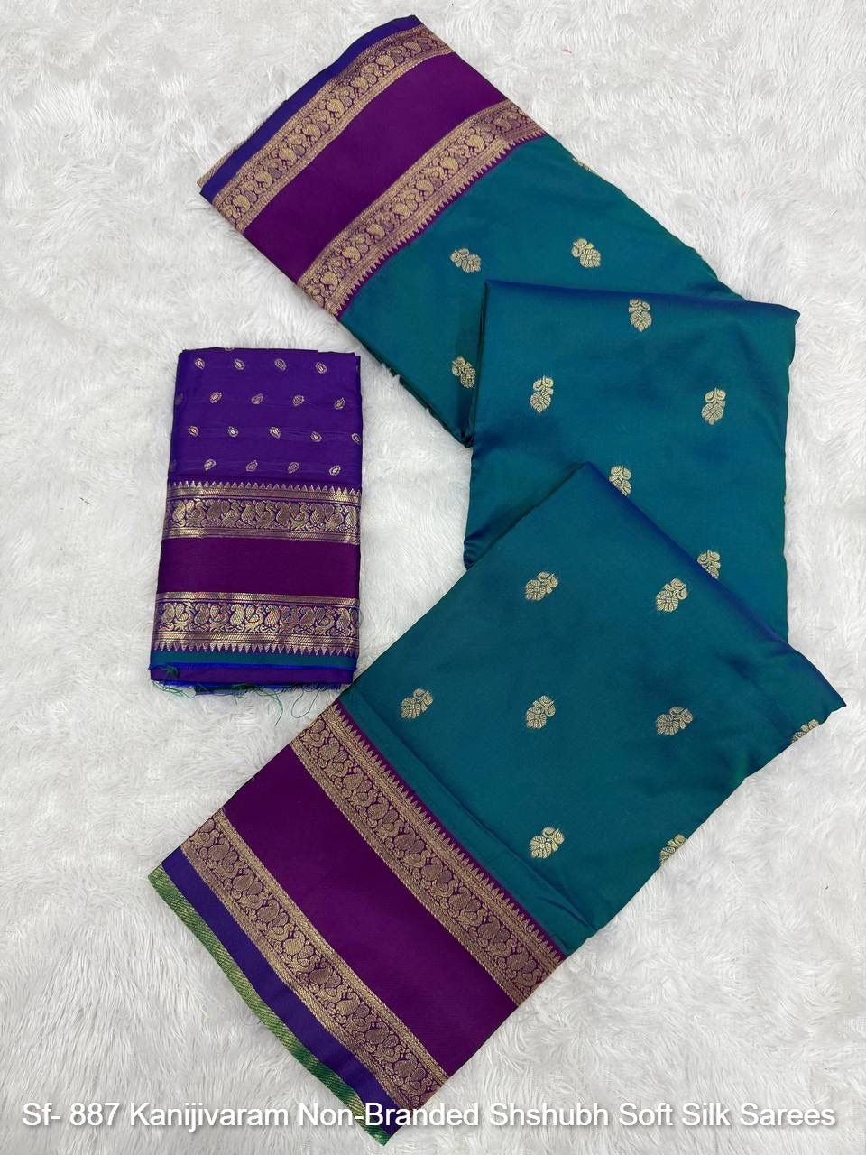 Sf- 887 Kanijivaram Non-Branded Shshubh Soft Silk Sarees