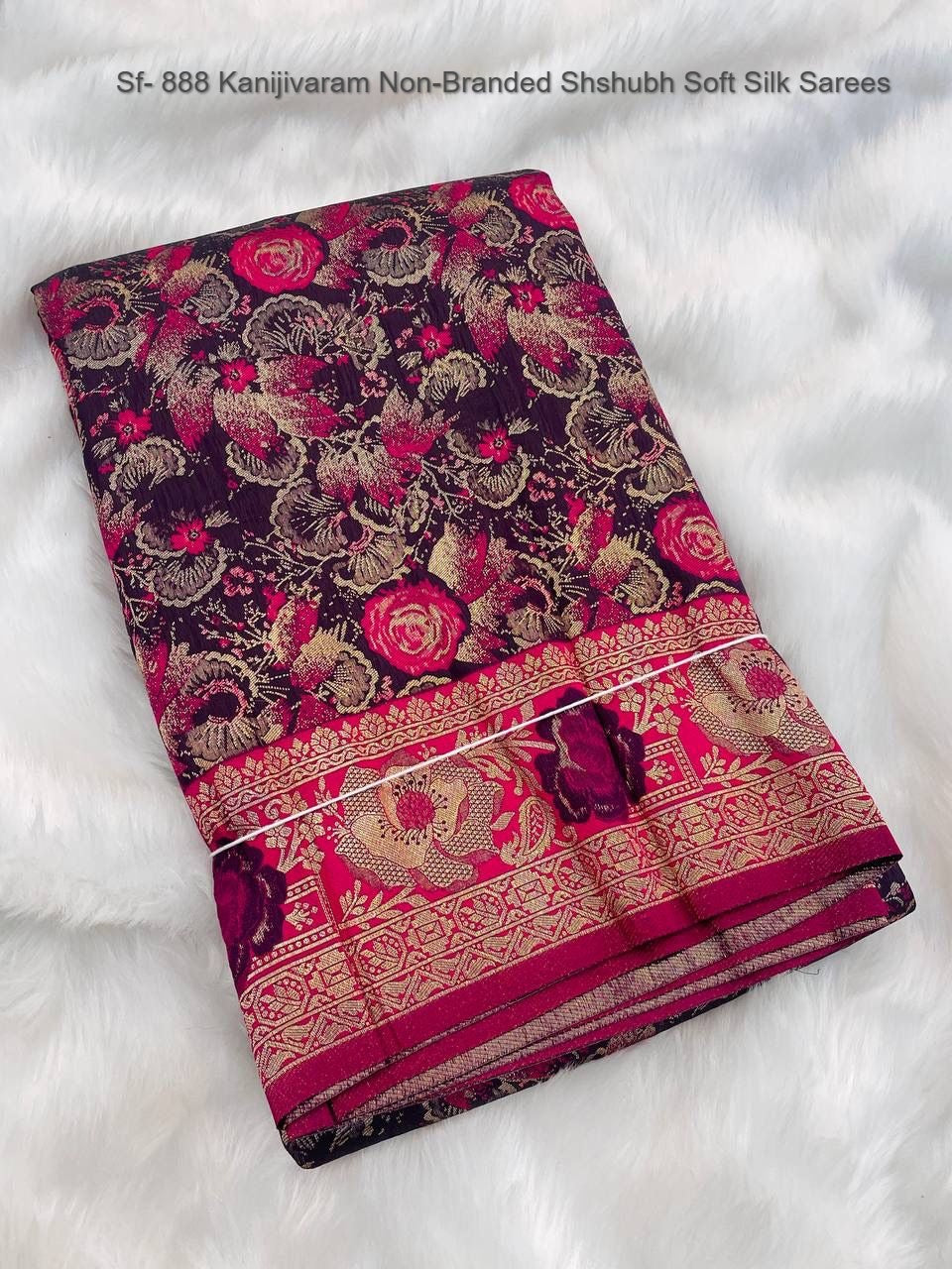 Sf- 888 Kanijivaram Non-Branded Shshubh Soft Silk Sarees