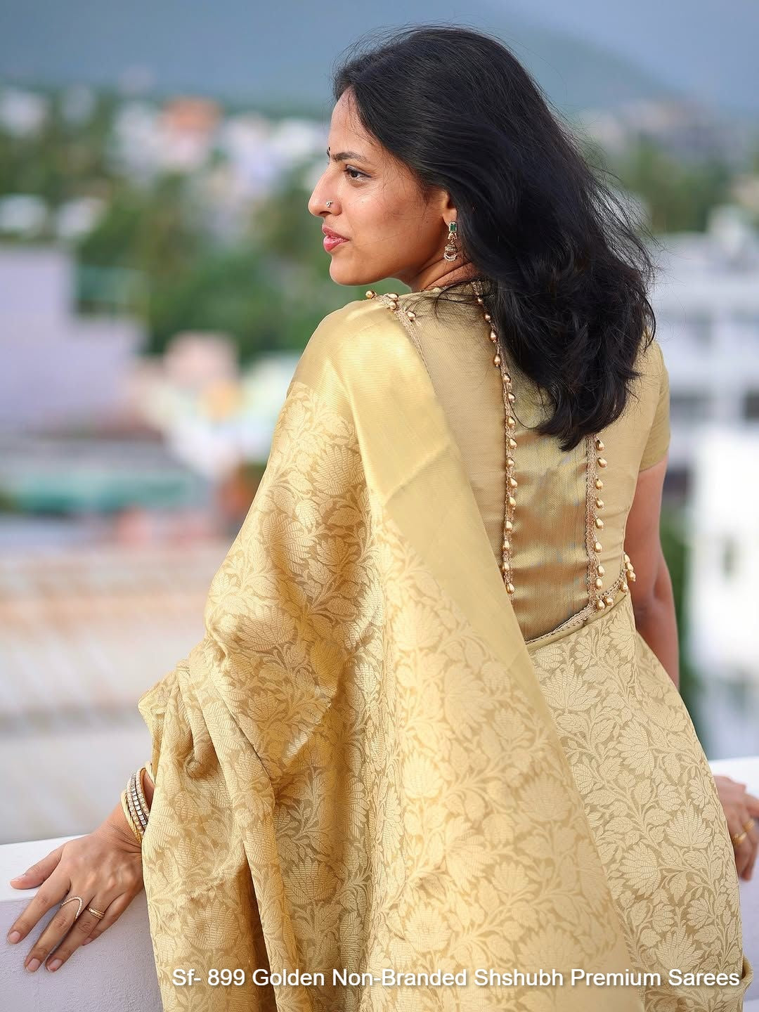 Sf- 899 Golden Non-Branded Shshubh Premium Sarees
