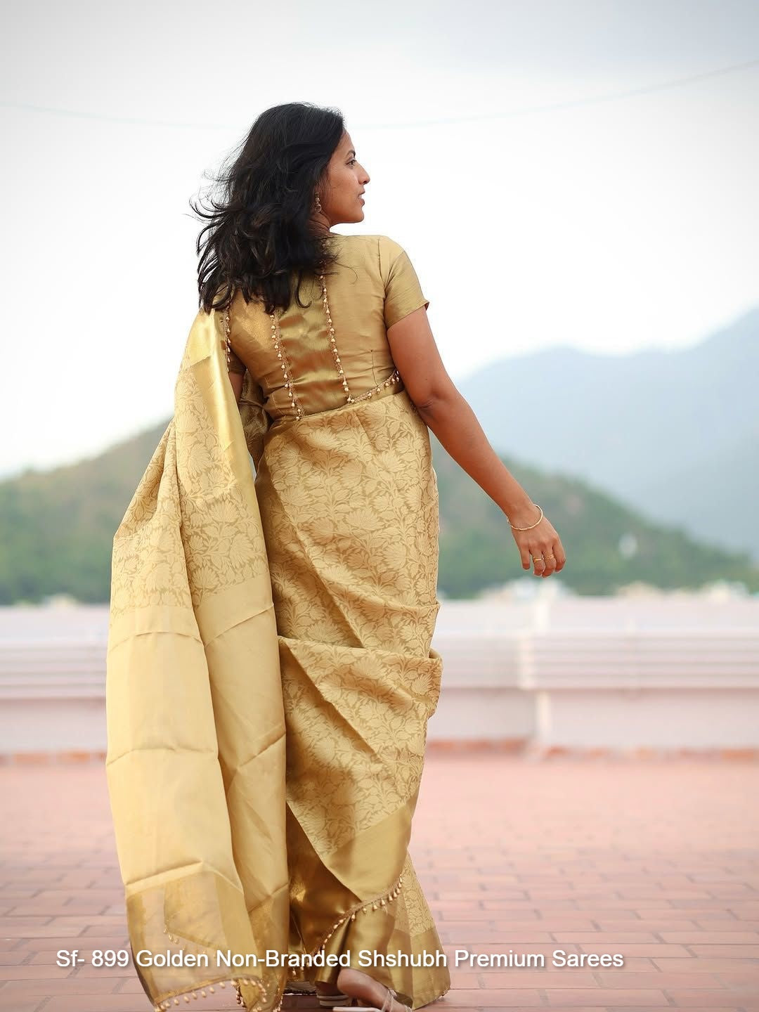 Sf- 899 Golden Non-Branded Shshubh Premium Sarees