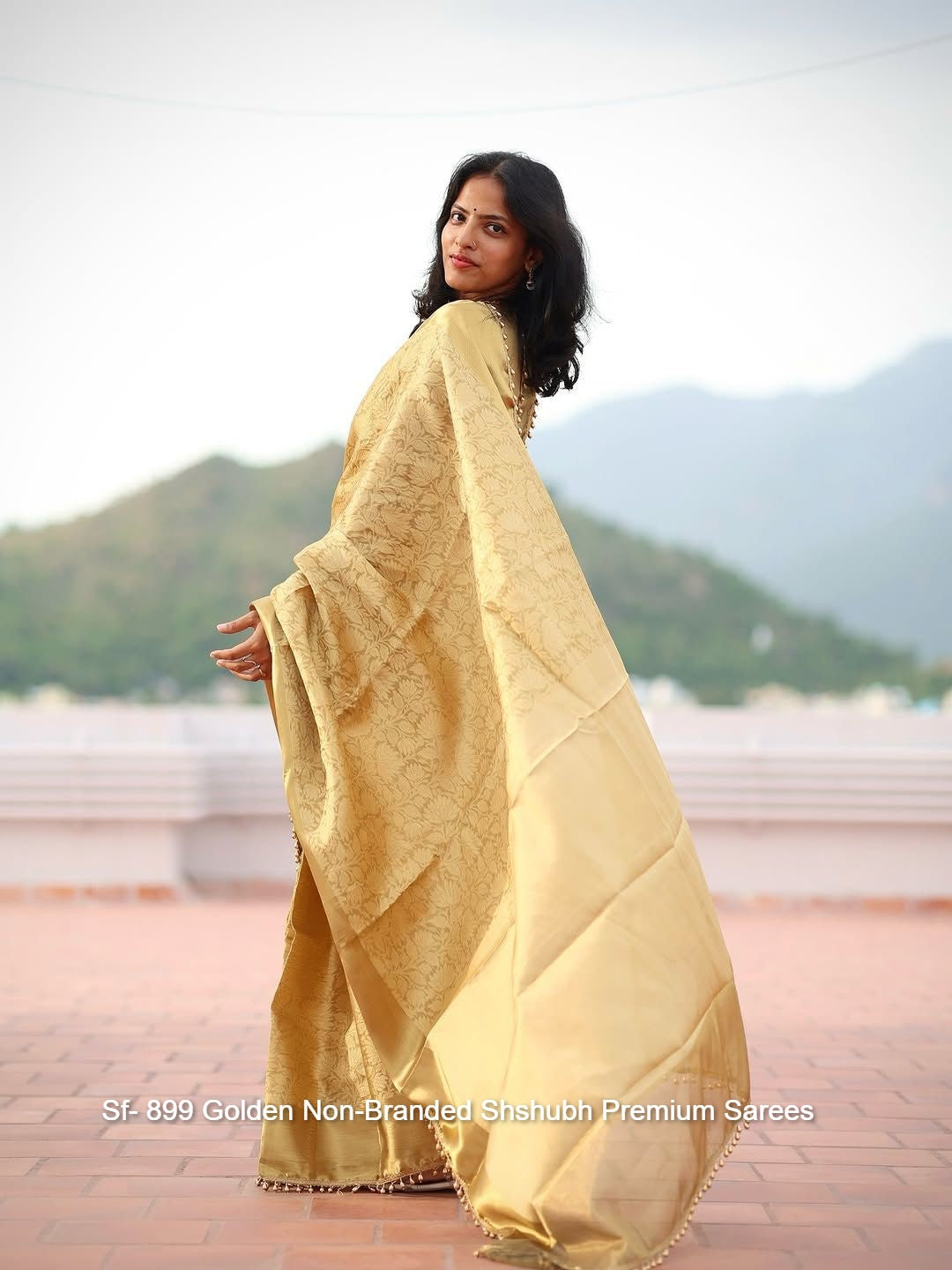 Sf- 899 Golden Non-Branded Shshubh Premium Sarees