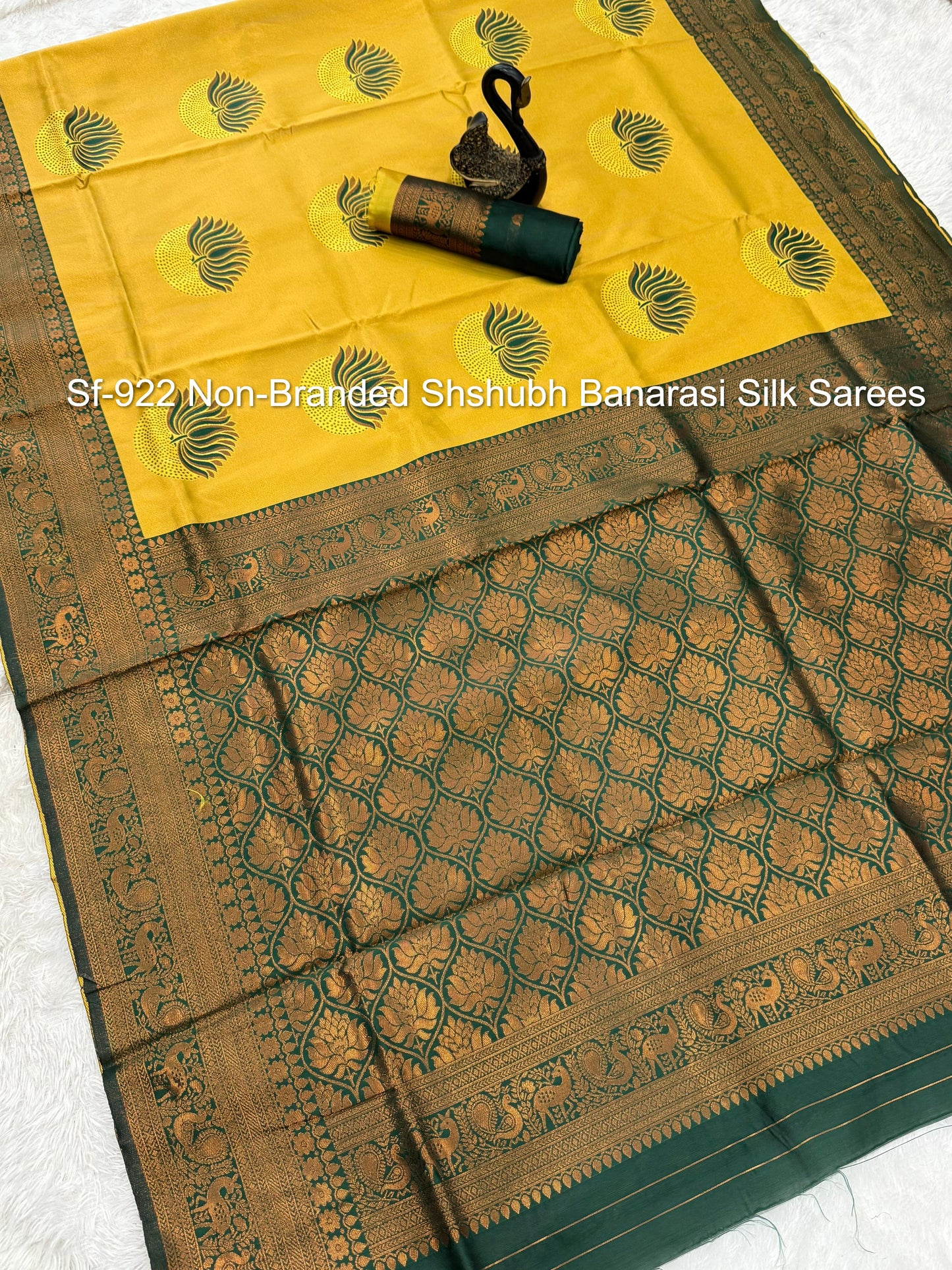 Sf-922 Non-Branded Shshubh Banarasi Silk Sarees
