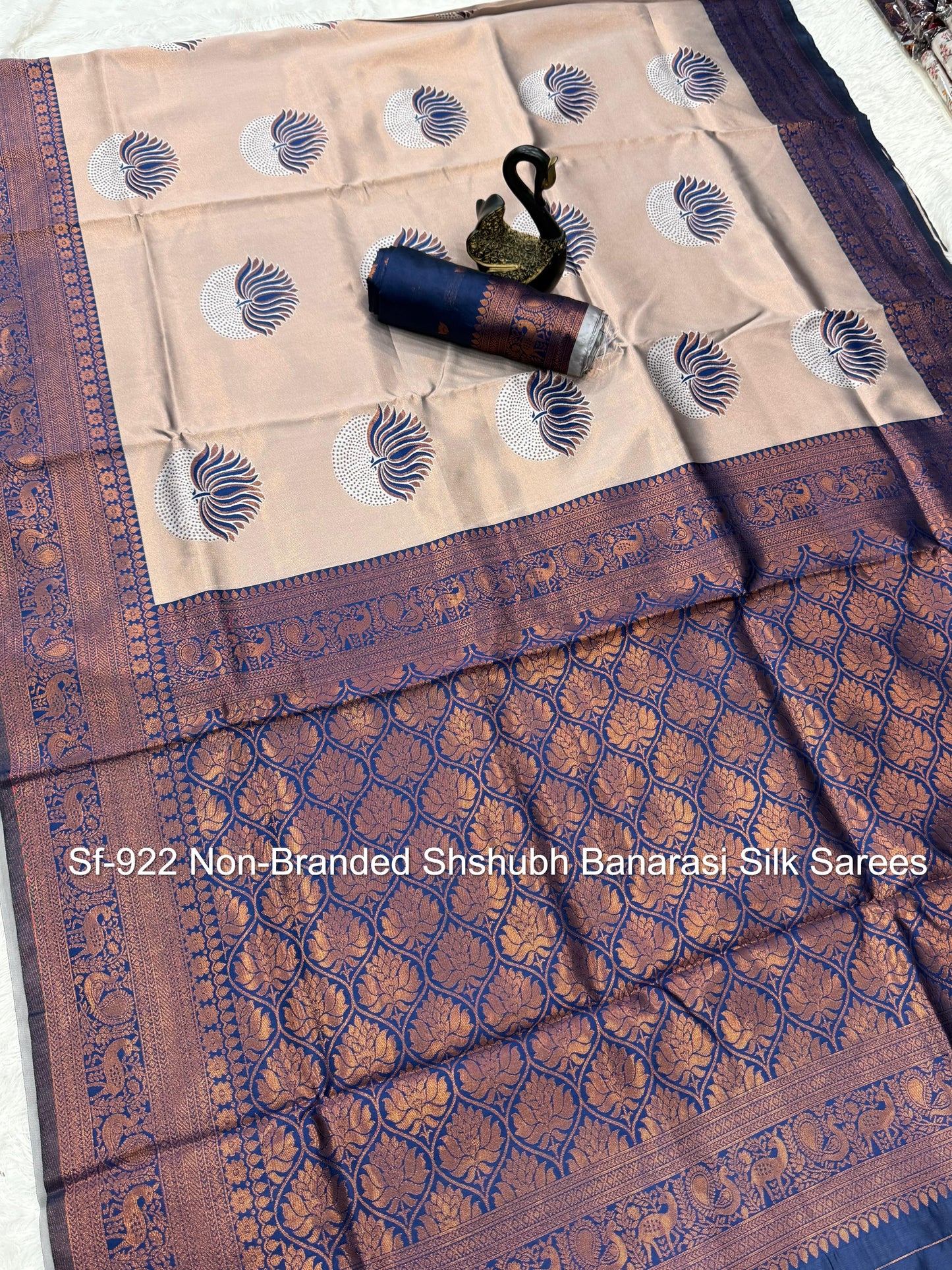 Sf-922 Non-Branded Shshubh Banarasi Silk Sarees