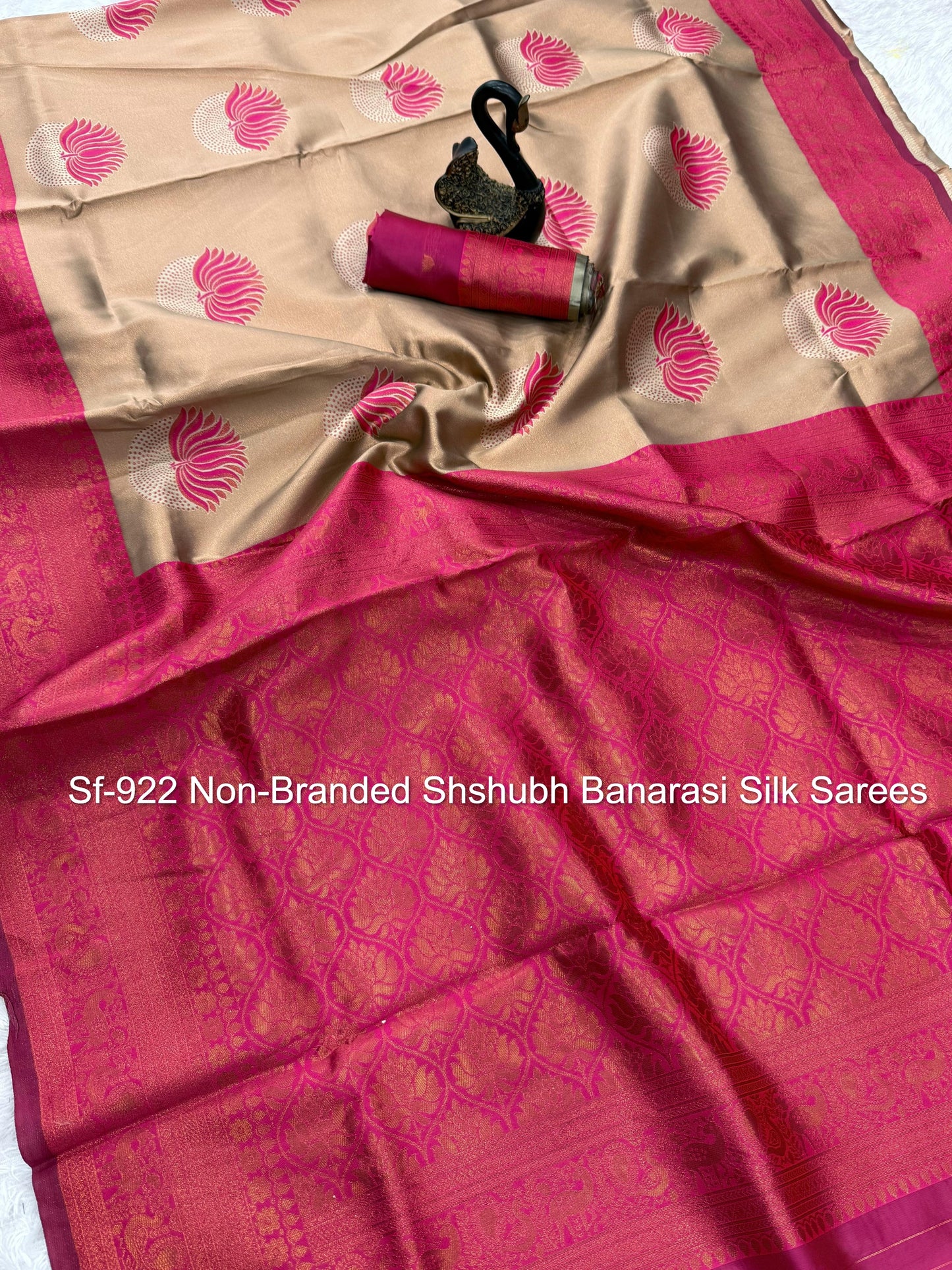 Sf-922 Non-Branded Shshubh Banarasi Silk Sarees