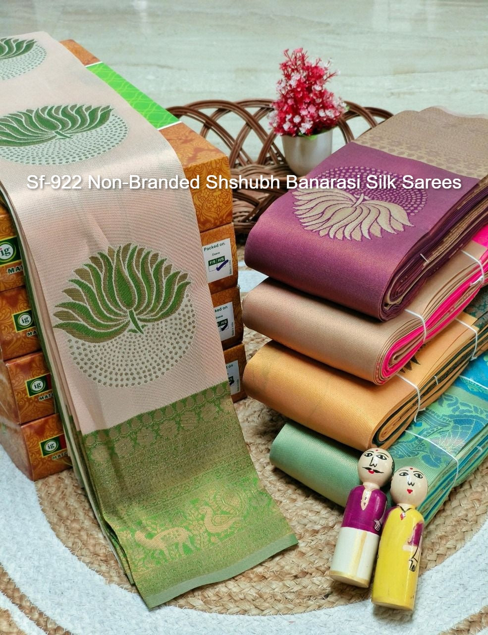 Sf-922 Non-Branded Shshubh Banarasi Silk Sarees