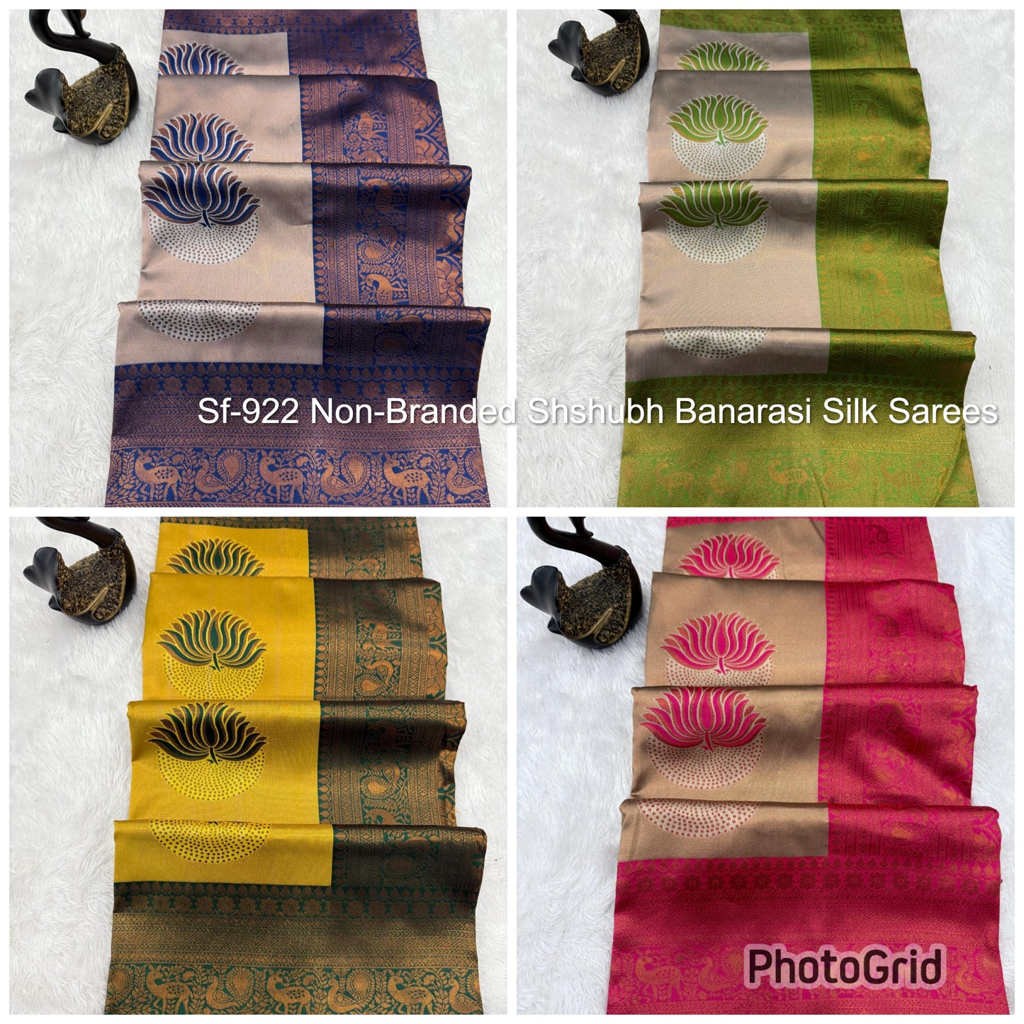 Sf-922 Non-Branded Shshubh Banarasi Silk Sarees
