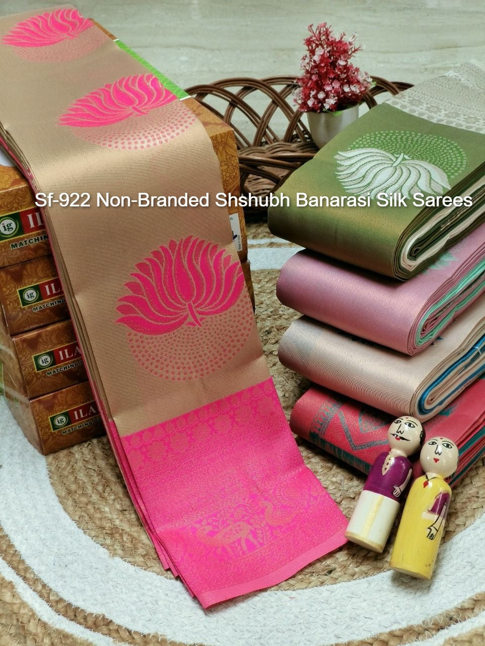 Sf-922 Non-Branded Shshubh Banarasi Silk Sarees