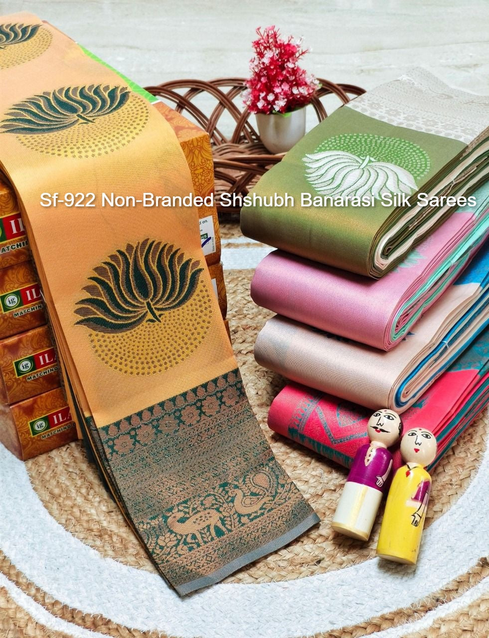 Sf-922 Non-Branded Shshubh Banarasi Silk Sarees