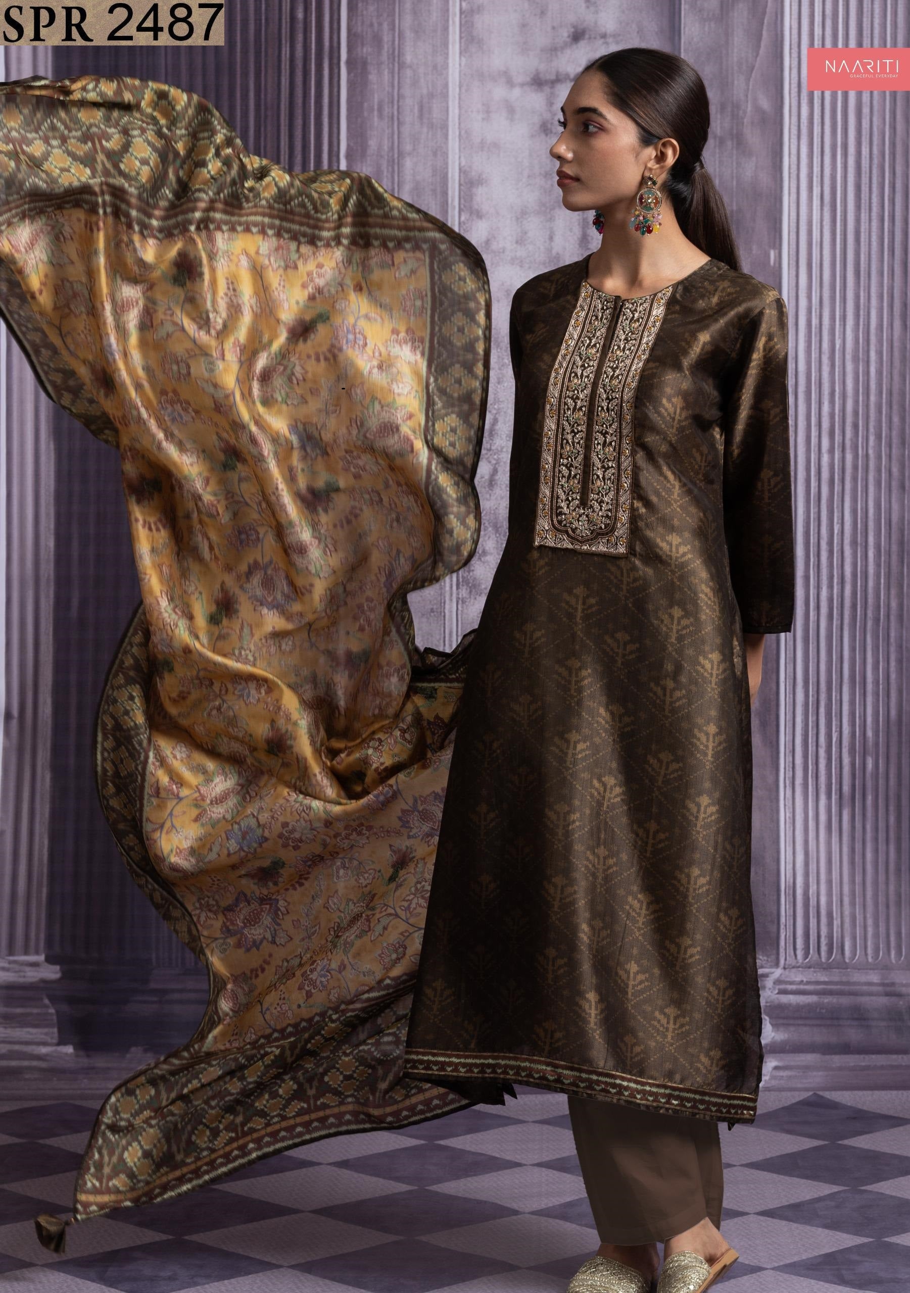 Shaaz 2487 Naariti Silk Unstitched Suits