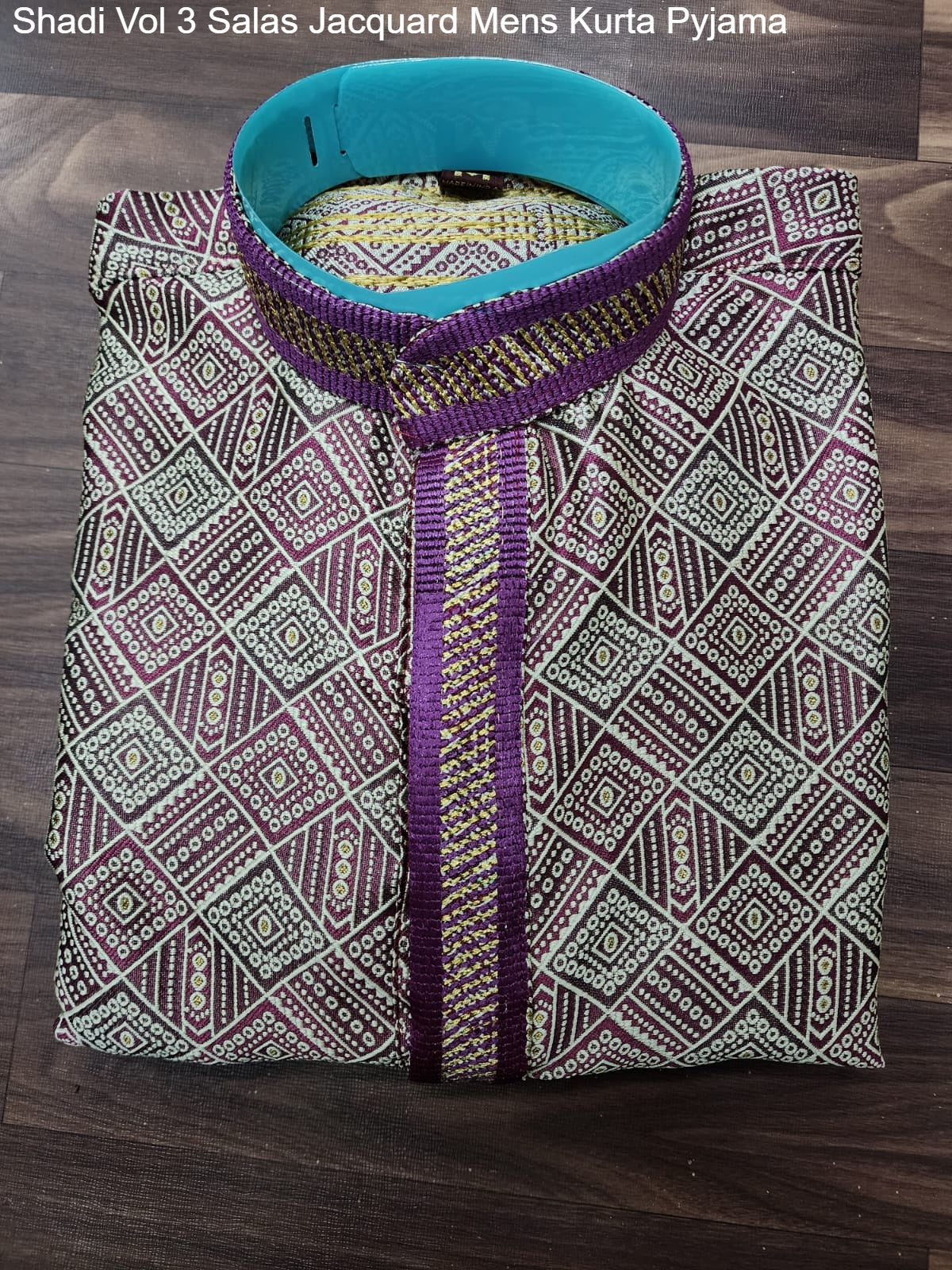 Shadi Vol 3 Salas Jacquard Mens Kurta Pyjama