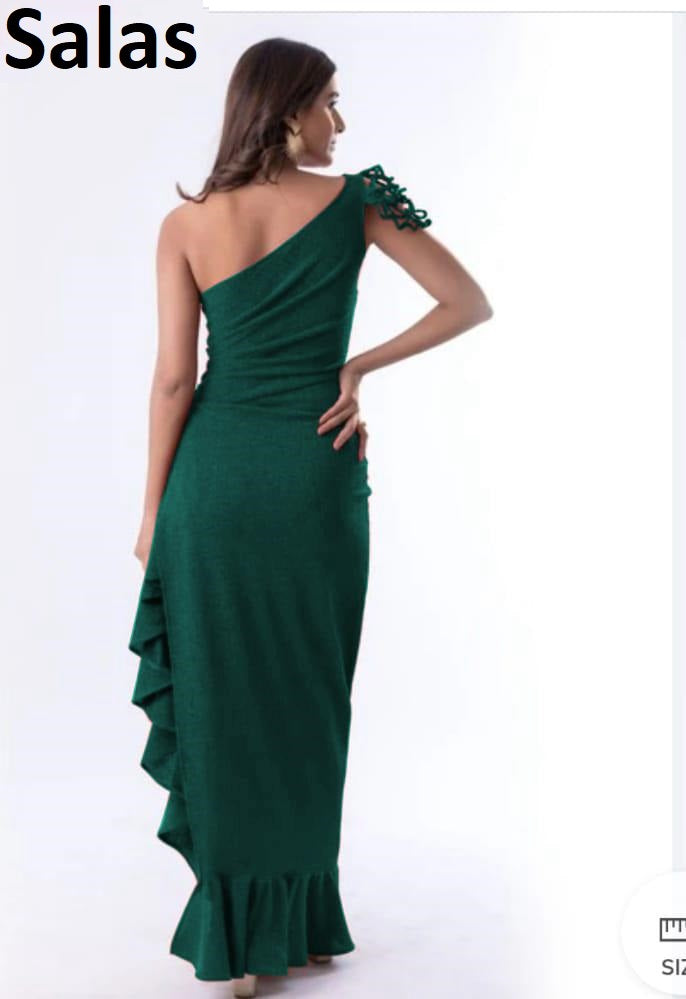 Shiny Salas Off Sleeves Western Dress