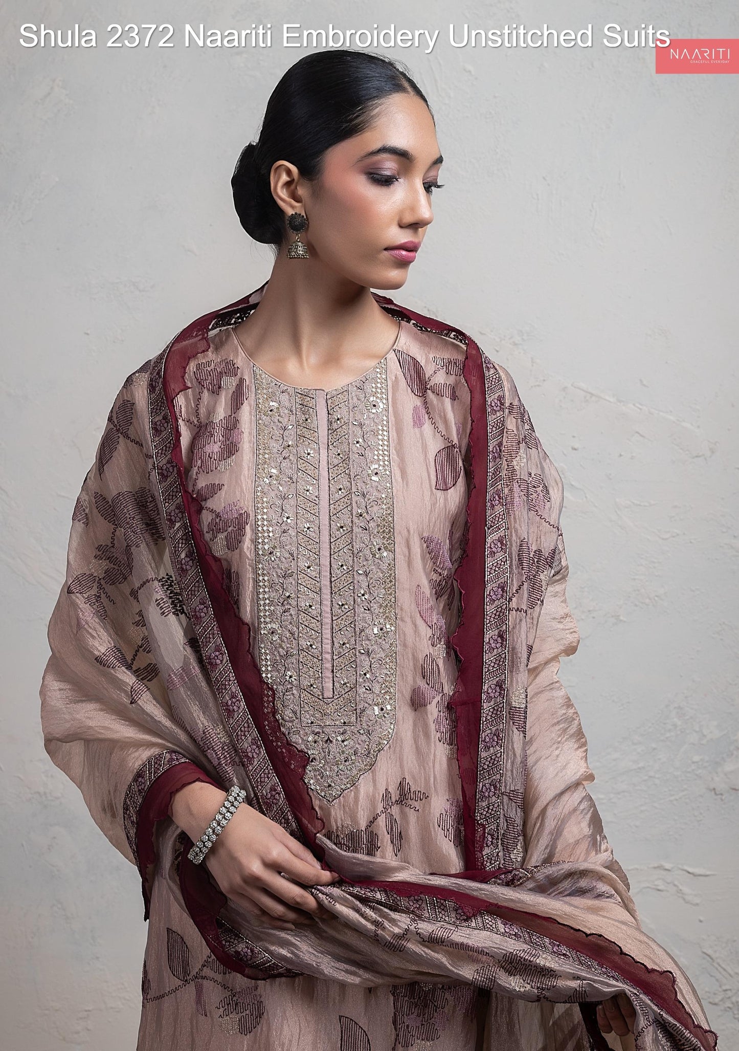Shula 2372 Naariti Embroidery Unstitched Suits