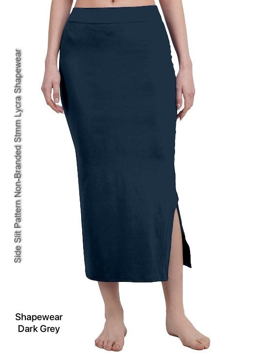 Side Slit Pattern Non-Branded Stmm Lycra Shapewear