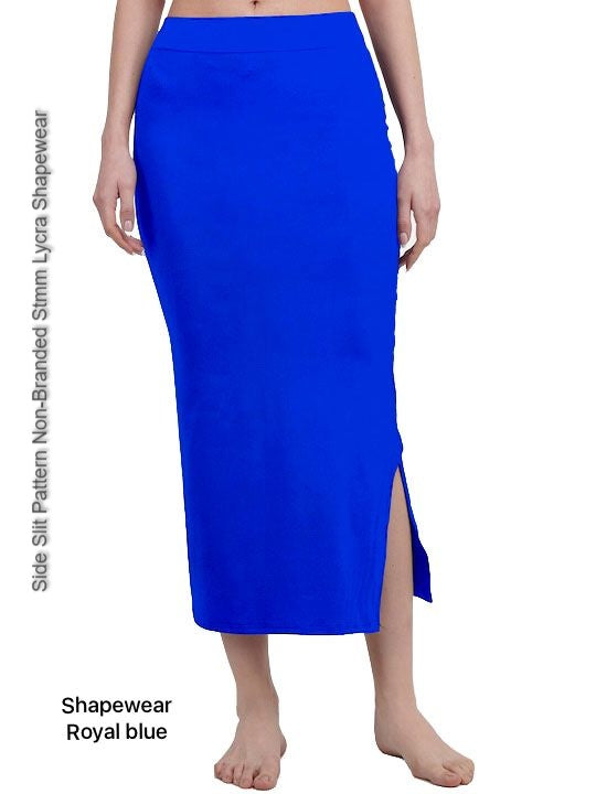 Side Slit Pattern Non-Branded Stmm Lycra Shapewear