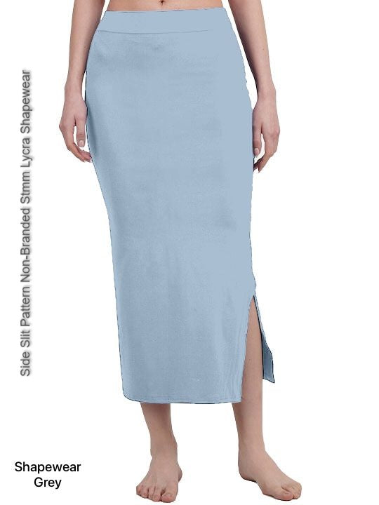 Side Slit Pattern Non-Branded Stmm Lycra Shapewear
