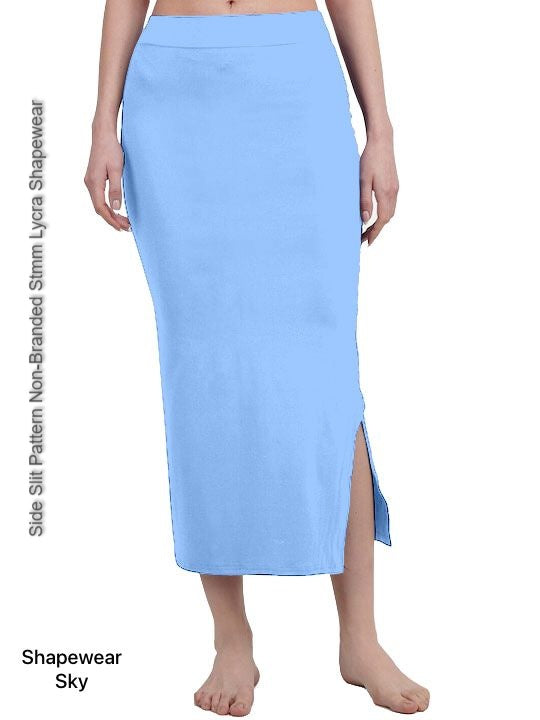 Side Slit Pattern Non-Branded Stmm Lycra Shapewear