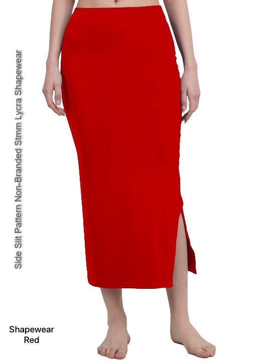 Side Slit Pattern Non-Branded Stmm Lycra Shapewear