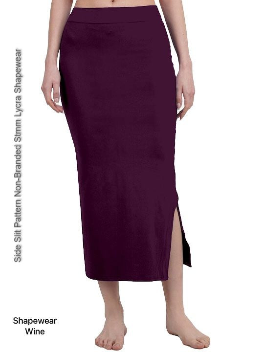 Side Slit Pattern Non-Branded Stmm Lycra Shapewear