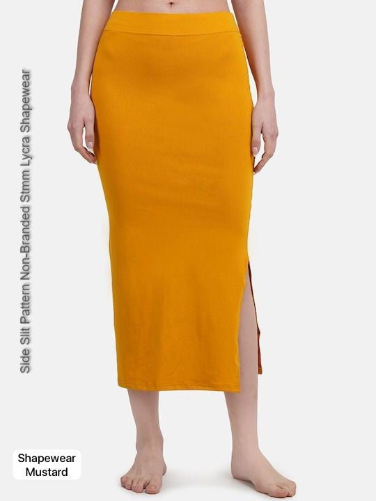 Side Slit Pattern Non-Branded Stmm Lycra Shapewear