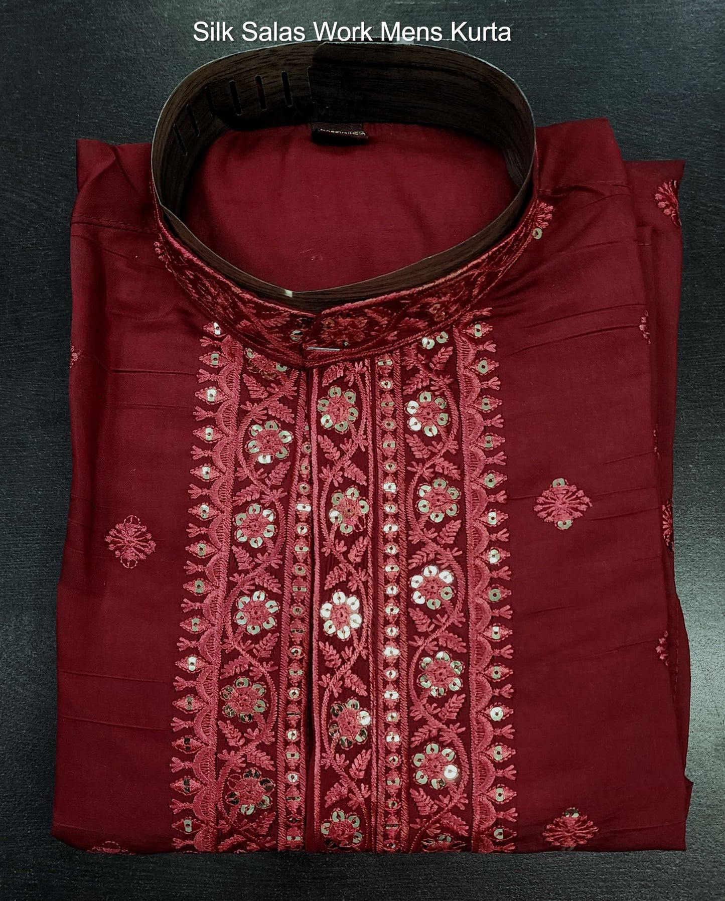 Silk Salas Work Mens Kurta