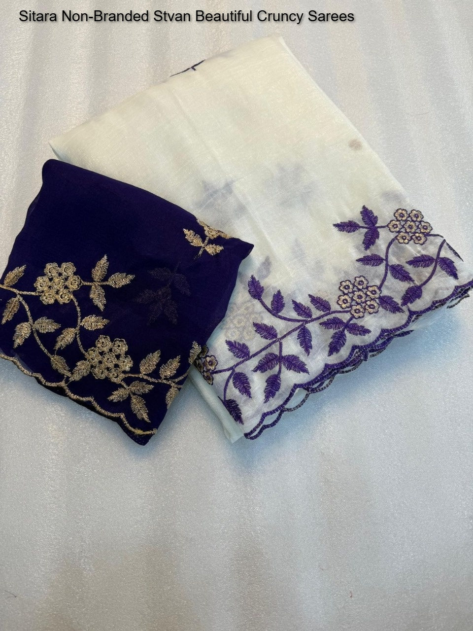 Sitara Non-Branded Stvan Beautiful Cruncy Sarees