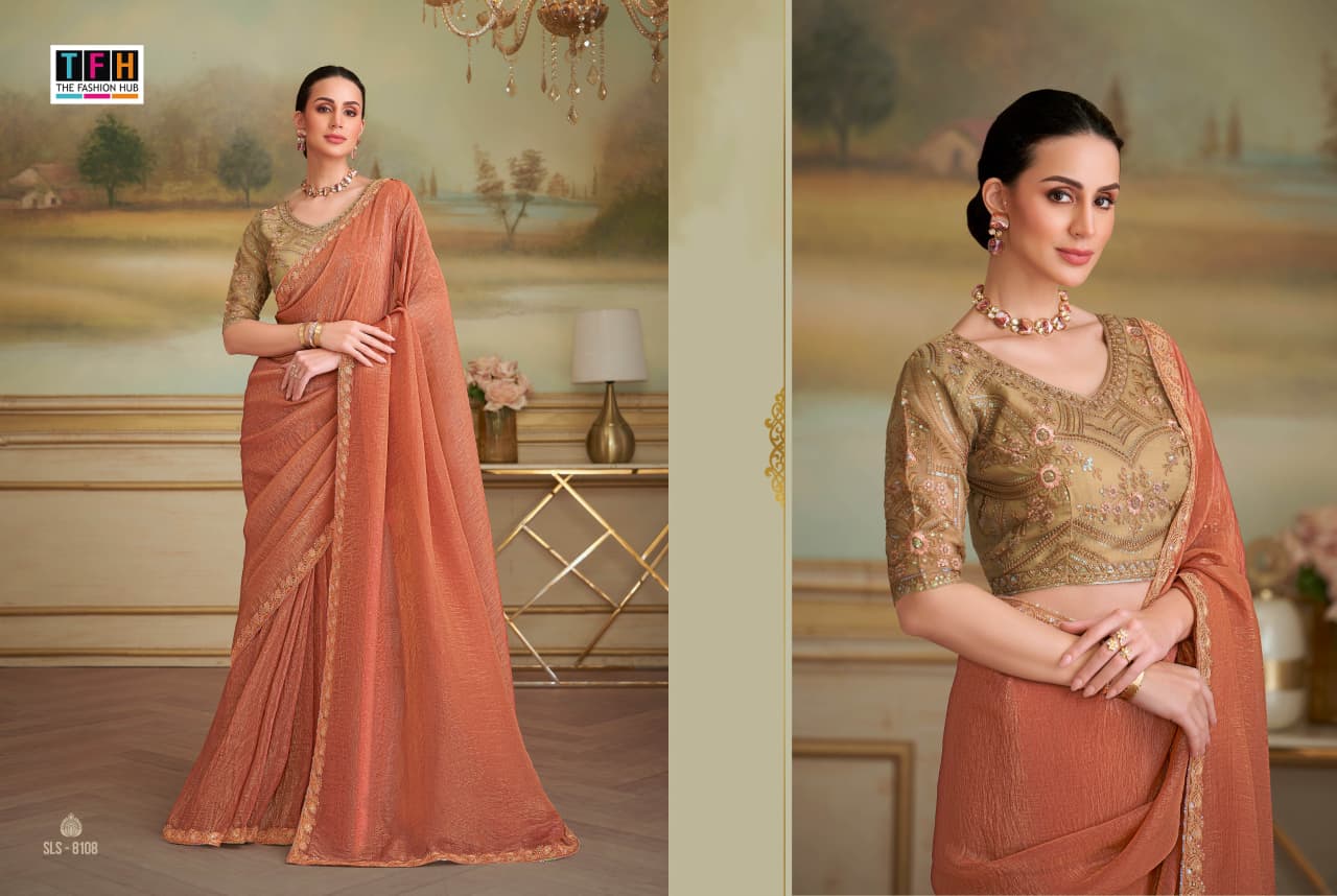 Sls-8108 Salsa Style Vol-05 Tfh Georgette Sarees