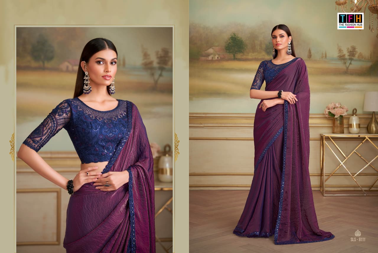 Sls-8111 Salsa Style Vol-05 Tfh Georgette Sarees